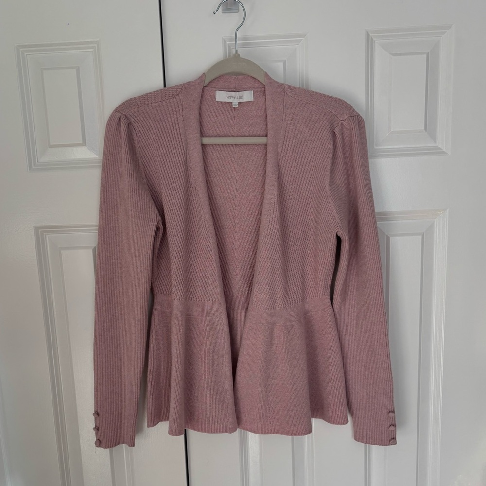 Verve Ami Soft Pink Cardigan